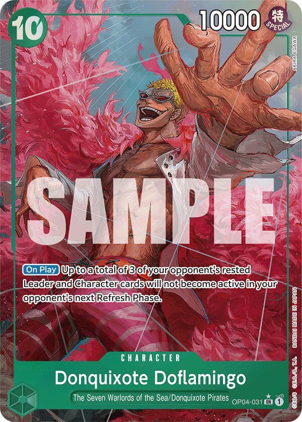 Donquixote Doflamingo (Alternate Art) - Super Rare - One Piece Card Game