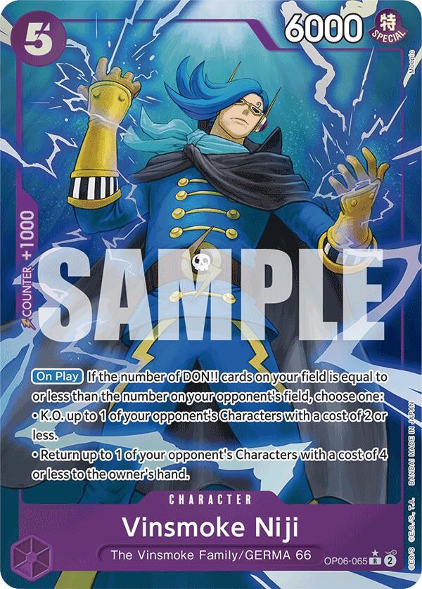 Vinsmoke Niji (OP06-065) (Full Art) - Rare - One Piece Card Game