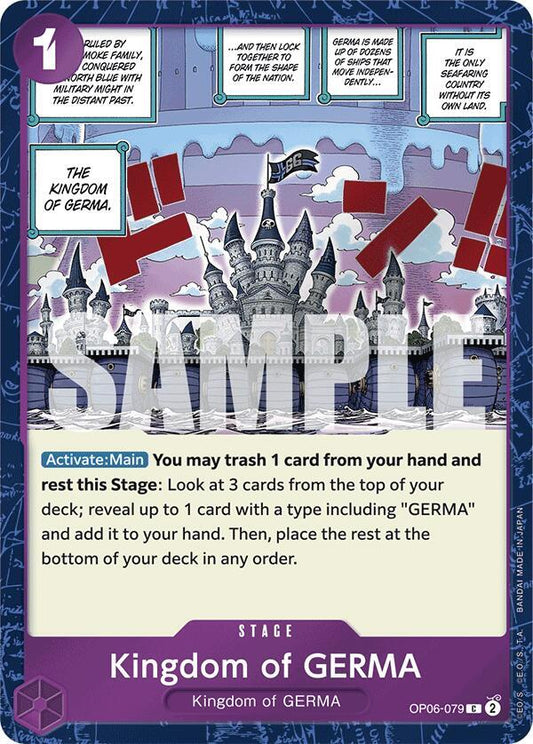 Kingdom of GERMA (Jolly Roger Foil) - Common - One Piece Card Game