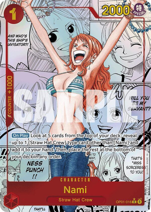 Nami (OP01-016) (Manga) - Rare - One Piece Card Game