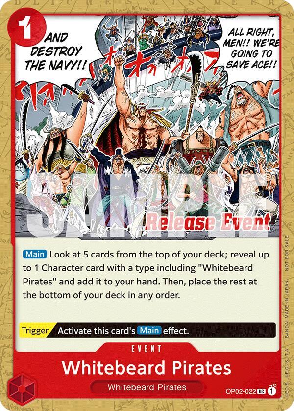 Whitebeard Pirates (ST15 - ST20 Release Event Pack) - Uncommon - One Piece Card Game