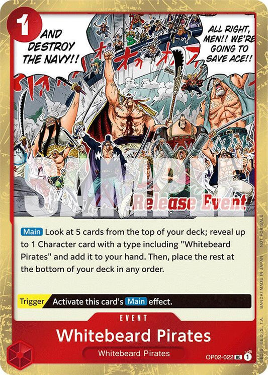 Whitebeard Pirates (ST15 - ST20 Release Event Winner Pack) - Uncommon - One Piece Card Game