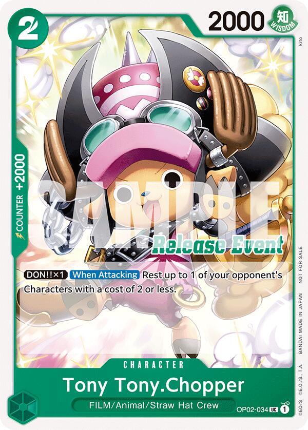 Tony Tony.Chopper (ST15 - ST20 Release Event Pack) - Uncommon - One Piece Card Game