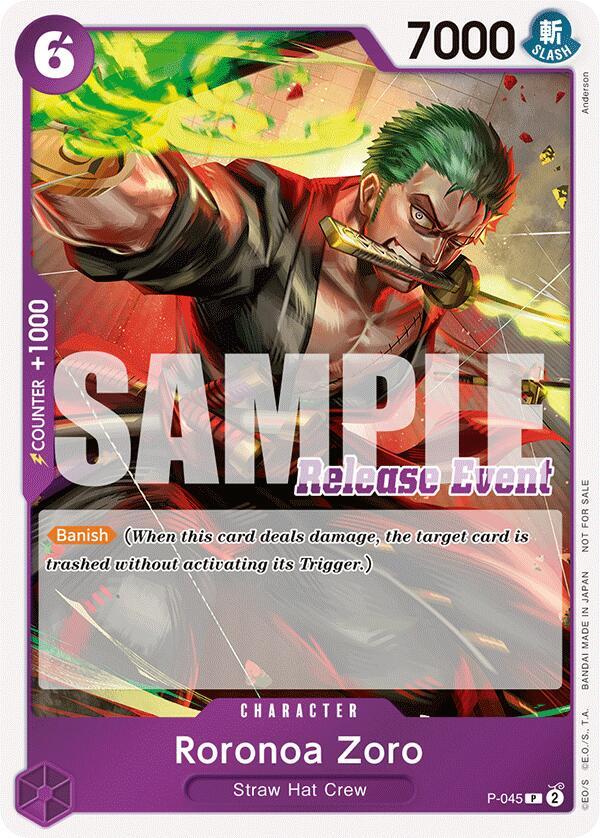 Roronoa Zoro (ST15 - ST20 Release Event Winner Pack) - Promo - One Piece Card Game