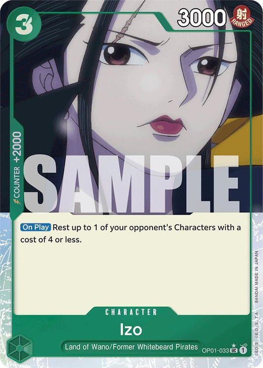 Izo (OP01-033) (Full Art) - Uncommon - One Piece Card Game