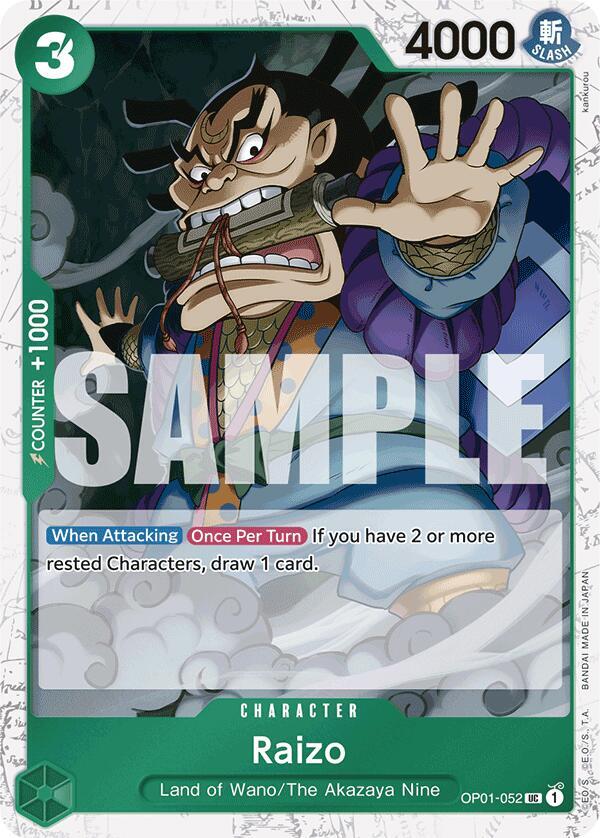 Raizo (Jolly Roger Foil) - Uncommon - One Piece Card Game