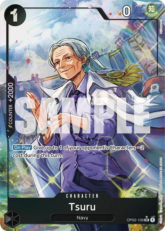 Tsuru (Full Art) - Uncommon - One Piece Card Game