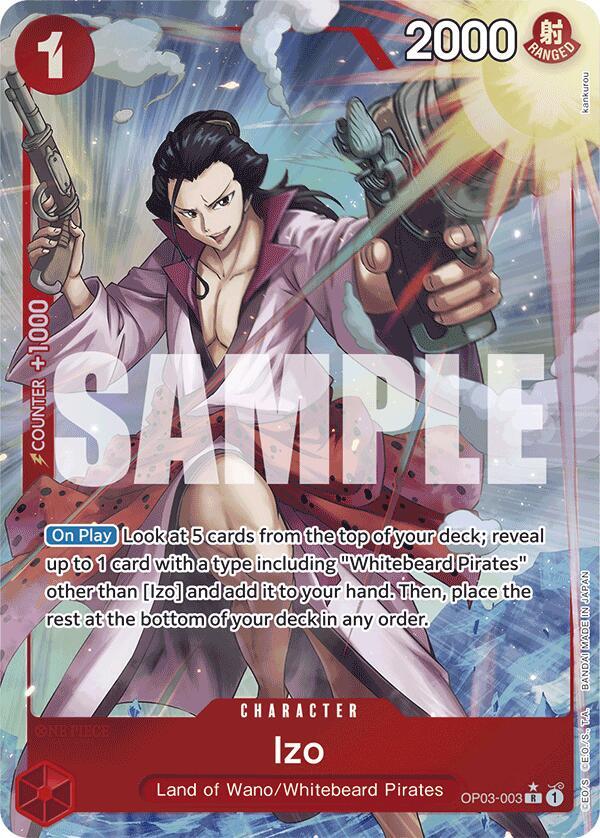 Izo (OP03-003) (Full Art) - Rare - One Piece Card Game