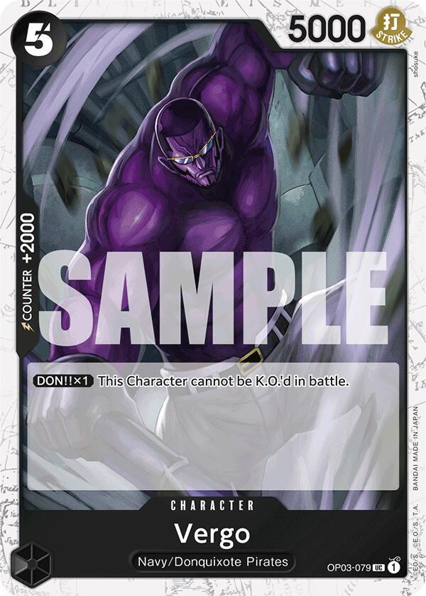 Vergo (Jolly Roger Foil) - Uncommon - One Piece Card Game