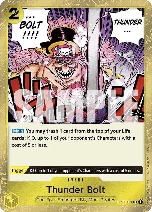 Thunder Bolt (Jolly Roger Foil) - Common - One Piece Card Game