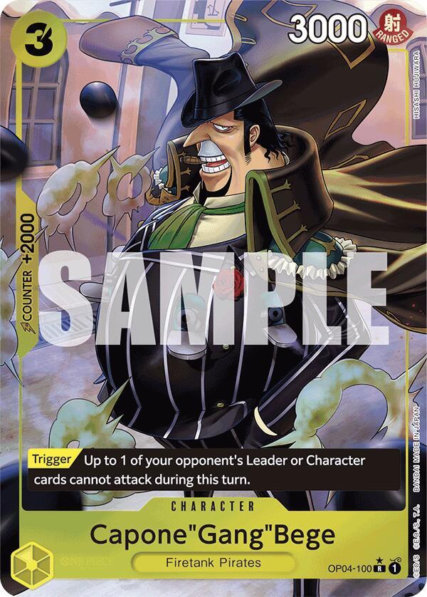 Capone"Gang"Bege (OP04-100) (Full Art) - Rare - One Piece Card Game