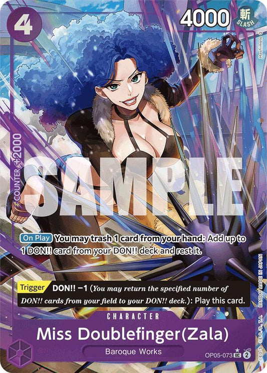 Miss Doublefinger(Zala) (Full Art) - Uncommon - One Piece Card Game