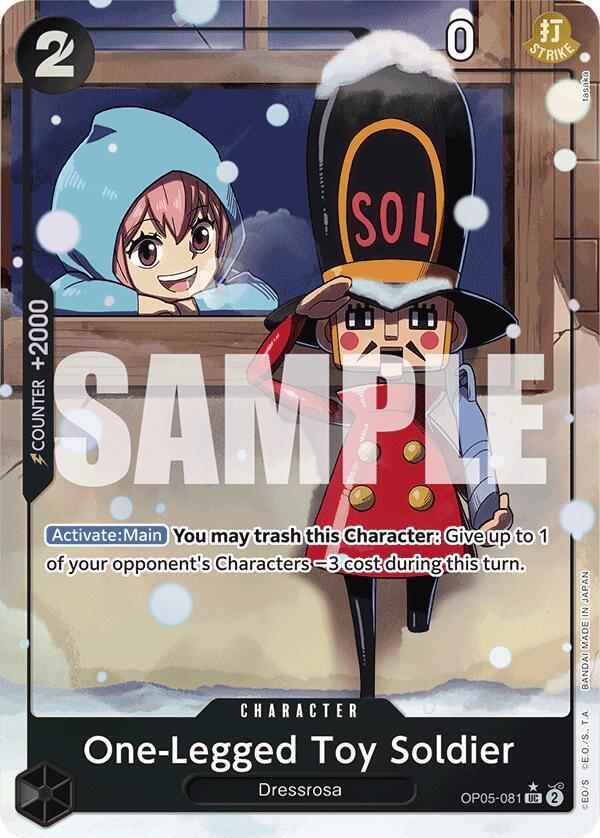 One-Legged Toy Soldier (Alternate Art) - Uncommon - One Piece Card Game