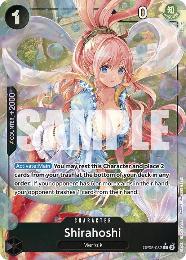 Shirahoshi (OP05-082) (Alternate Art) - Rare - One Piece Card Game