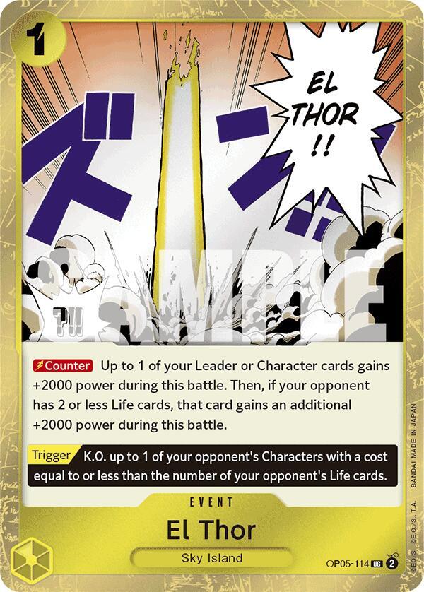 El Thor (Jolly Roger Foil) - Uncommon - One Piece Card Game