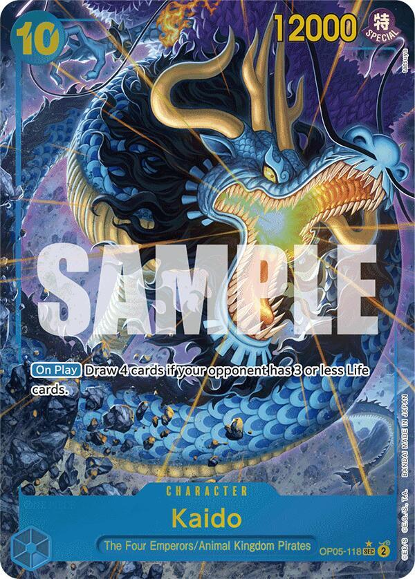 Kaido (OP05-118) (Alternate Art) - Secret Rare - One Piece Card Game