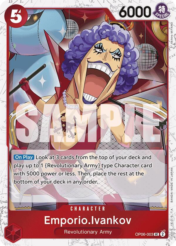 Emporio.Ivankov (Jolly Roger Foil) - Uncommon - One Piece Card Game