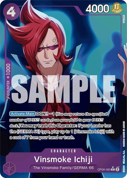 Vinsmoke Ichiji (OP06-060) (Full Art) - Common - One Piece Card Game