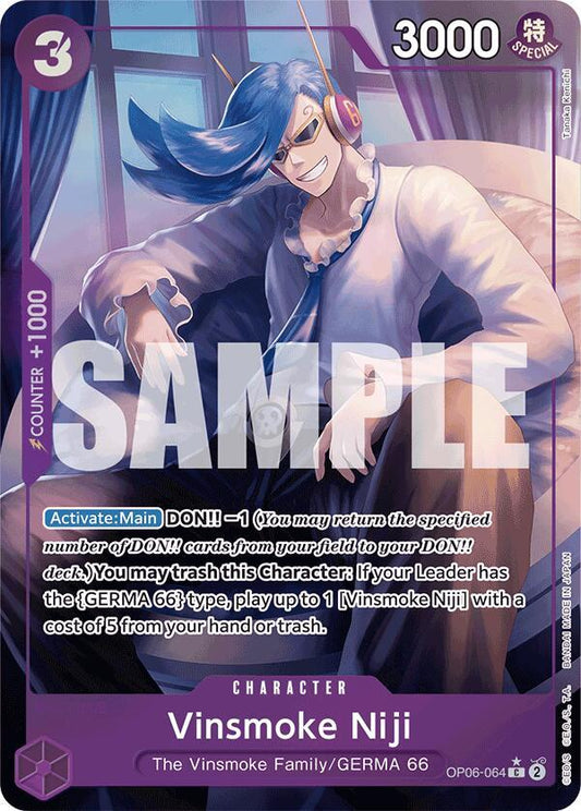 Vinsmoke Niji (OP06-064) (Full Art) - Common - One Piece Card Game