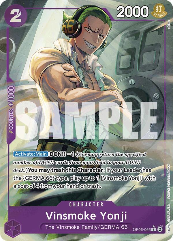 Vinsmoke Yonji (OP06-066) (Full Art) - Common - One Piece Card Game