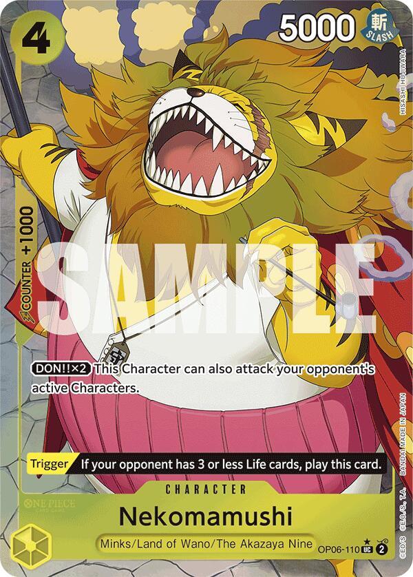 Nekomamushi (Full Art) - Uncommon - One Piece Card Game