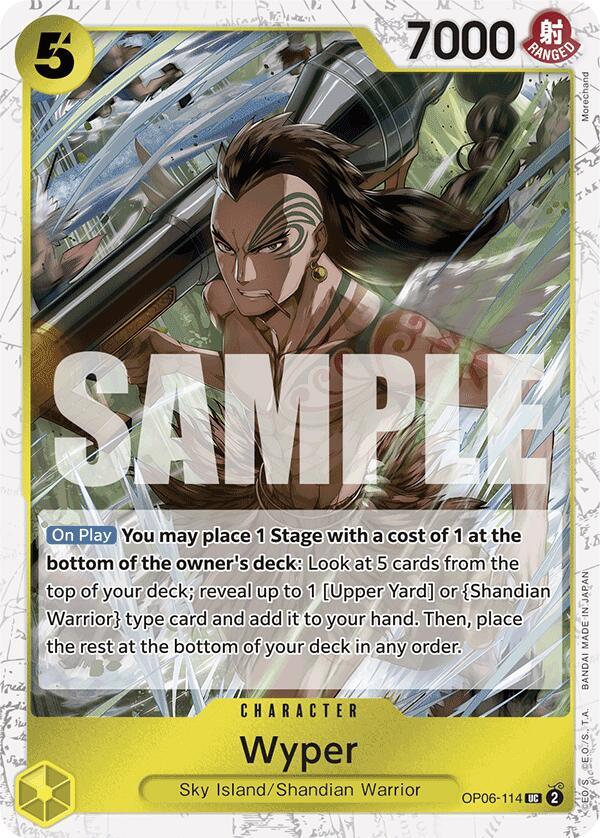 Wyper (Jolly Roger Foil) - Uncommon - One Piece Card Game