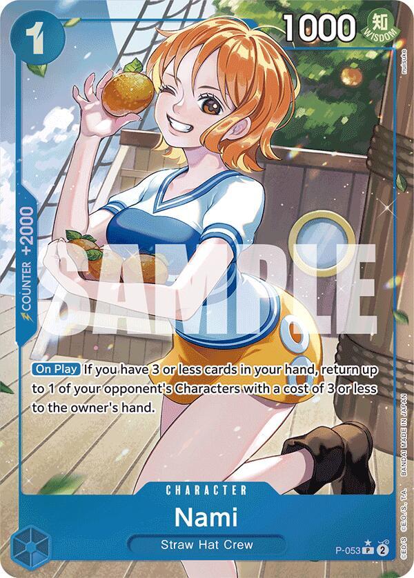 Nami (P-053) (Full Art) - Promo - One Piece Card Game