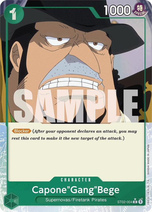 Capone"Gang"Bege (ST02-004) (Full Art) - Common - One Piece Card Game