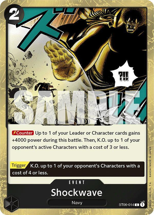 Shockwave (Jolly Roger Foil) - Common - One Piece Card Game