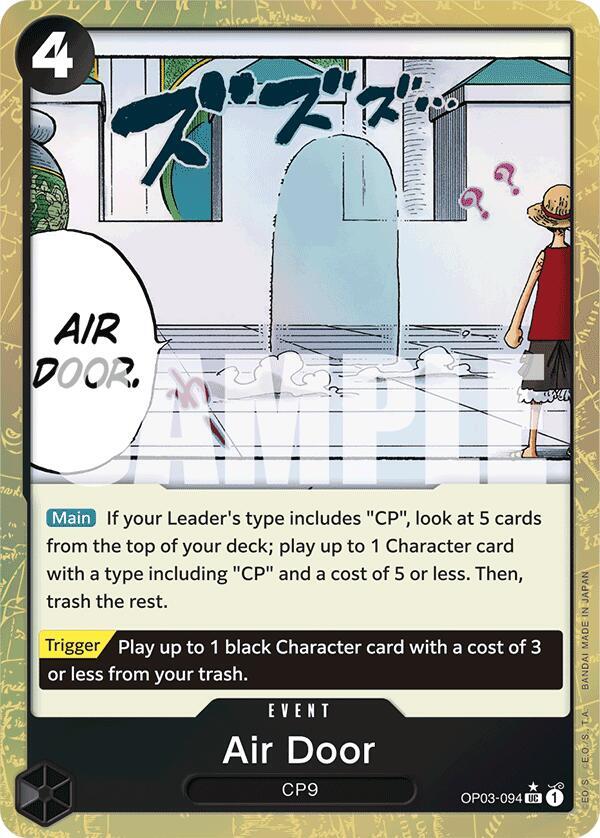 Air Door (Textured Foil) - Uncommon - One Piece Card Game