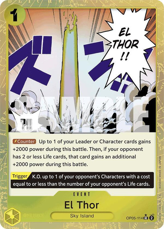 El Thor (Textured Foil) - Uncommon - One Piece Card Game