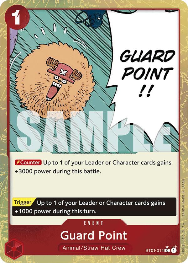 Guard Point (Textured Foil) - Common - One Piece Card Game