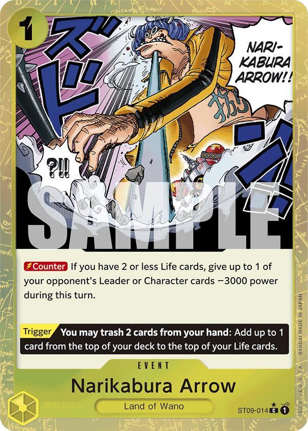 Narikabura Arrow (Textured Foil) - Common - One Piece Card Game