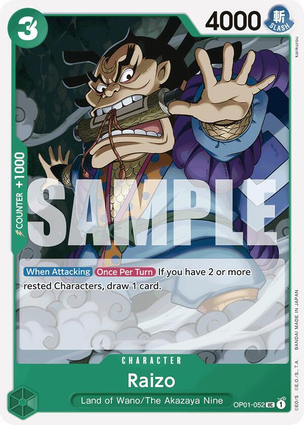 Raizo (Reprint) - Uncommon - One Piece Card Game