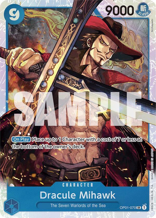 Dracule Mihawk (OP01-070) (Reprint) - Super Rare - One Piece Card Game