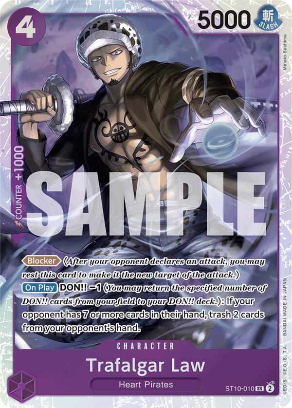 Trafalgar Law (ST10-010) (Reprint) - Super Rare - One Piece Card Game