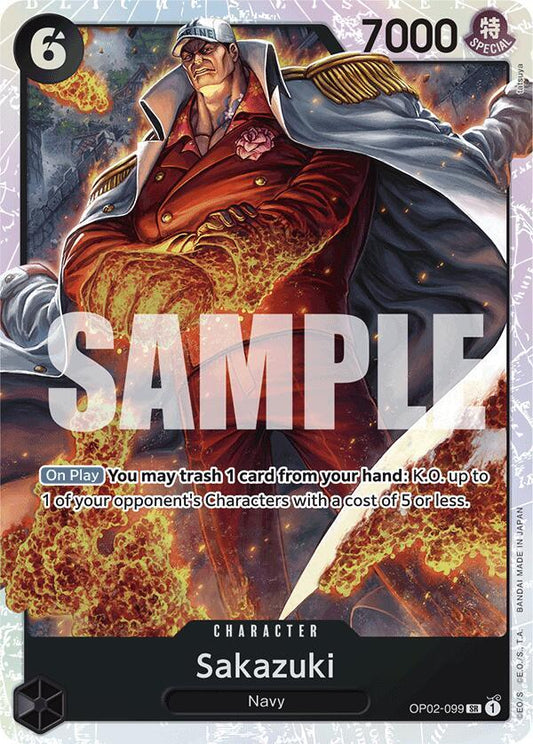 Sakazuki (Reprint) - Super Rare - One Piece Card Game