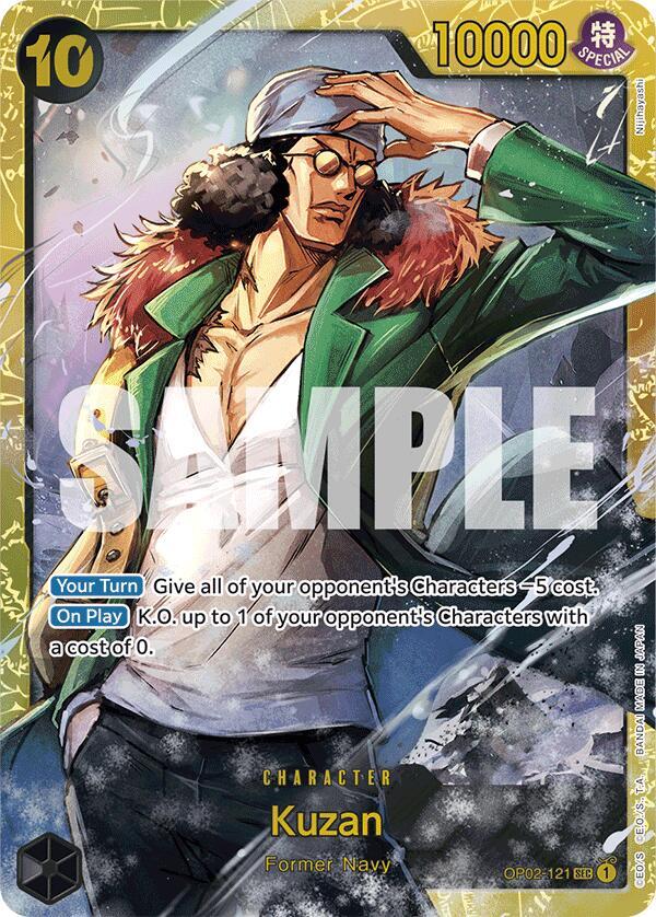 Kuzan (OP02-121) (Reprint) - Secret Rare - One Piece Card Game