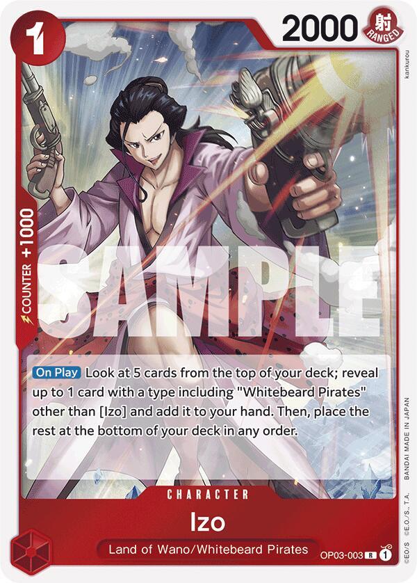 Izo (OP03-003) (Reprint) - Rare - One Piece Card Game