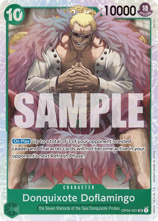 Donquixote Doflamingo (Reprint) - Super Rare - One Piece Card Game