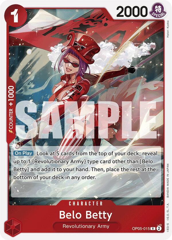 Belo Betty (OP05-015) (Reprint) - Rare - One Piece Card Game