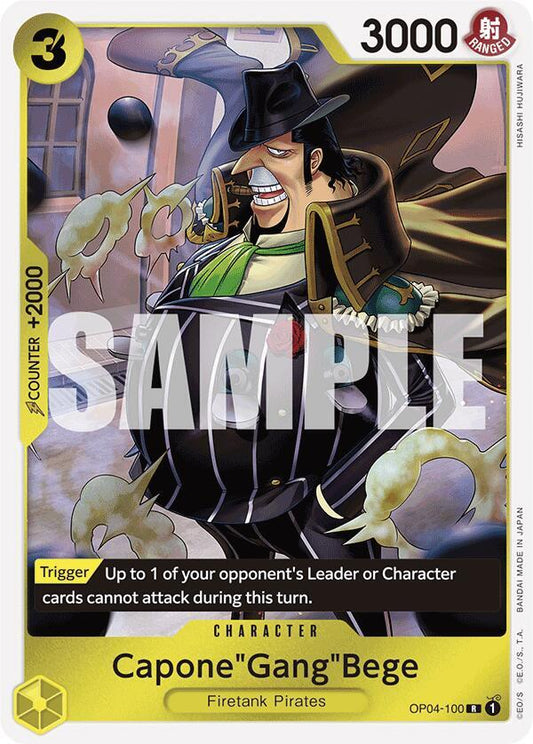 Capone"Gang"Bege (OP04-100) (Reprint) - Rare - One Piece Card Game