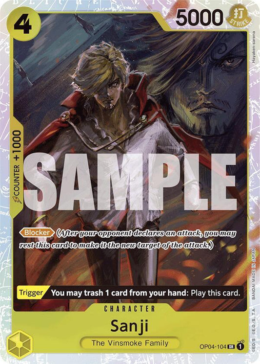 Sanji (Reprint) - Super Rare - One Piece Card Game