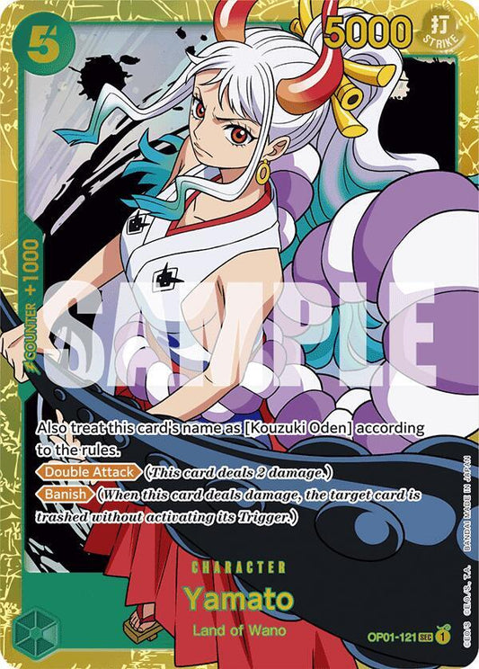 Yamato (OP01-121) (Reprint) - Secret Rare - One Piece Card Game