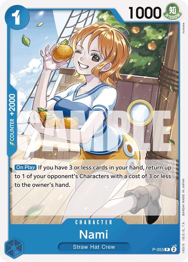 Nami (P-053) (Reprint) - Promo - One Piece Card Game