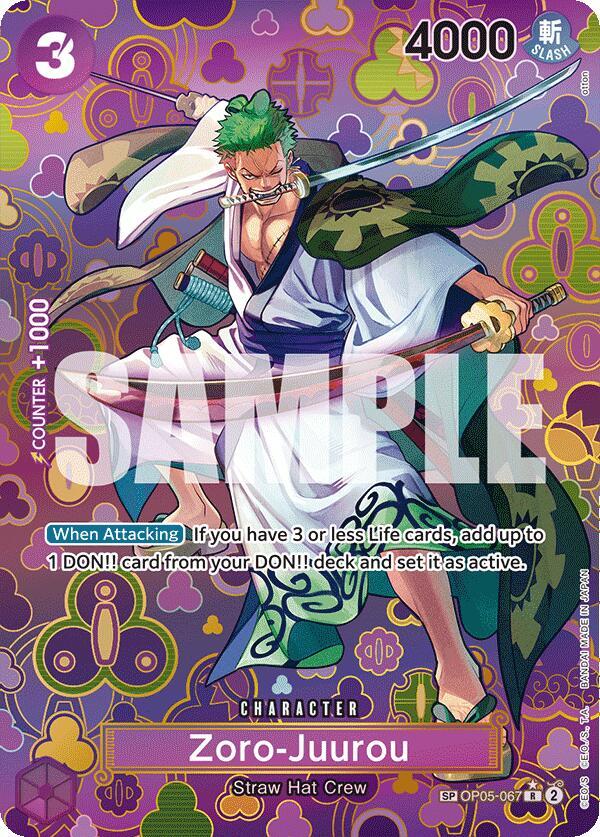 Zoro-Juurou (SP) - Rare - One Piece Card Game