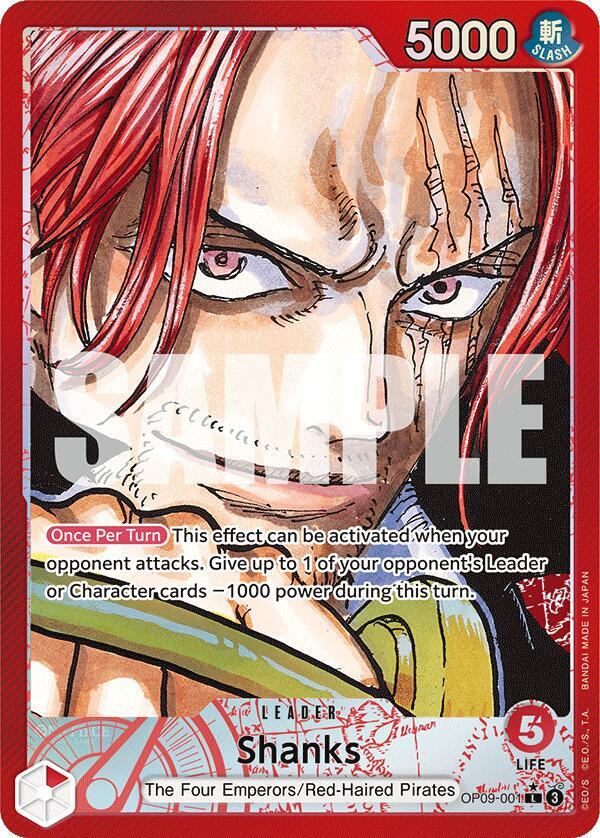 Shanks (001) (Parallel) - Leader - One Piece Card Game