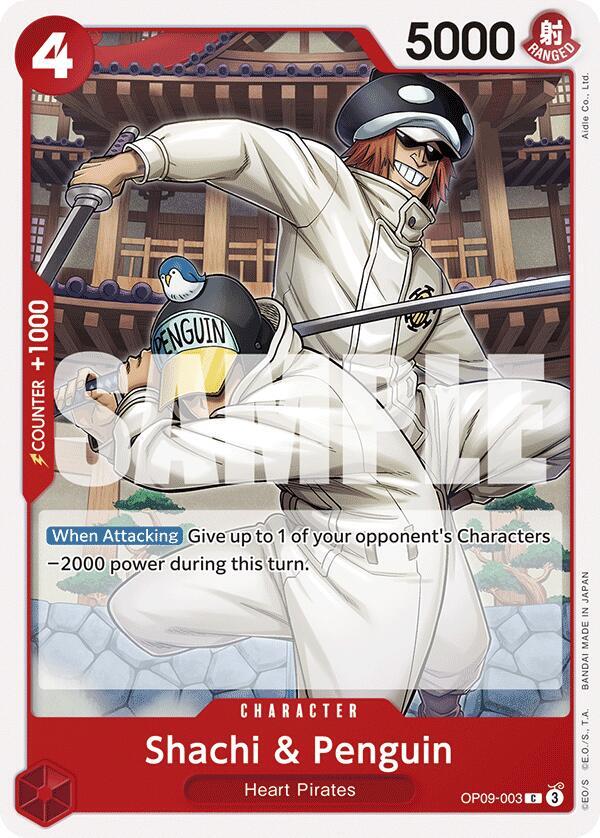 Shachi & Penguin - Common - One Piece Card Game