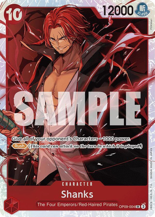 Shanks (004) - Super Rare - One Piece Card Game