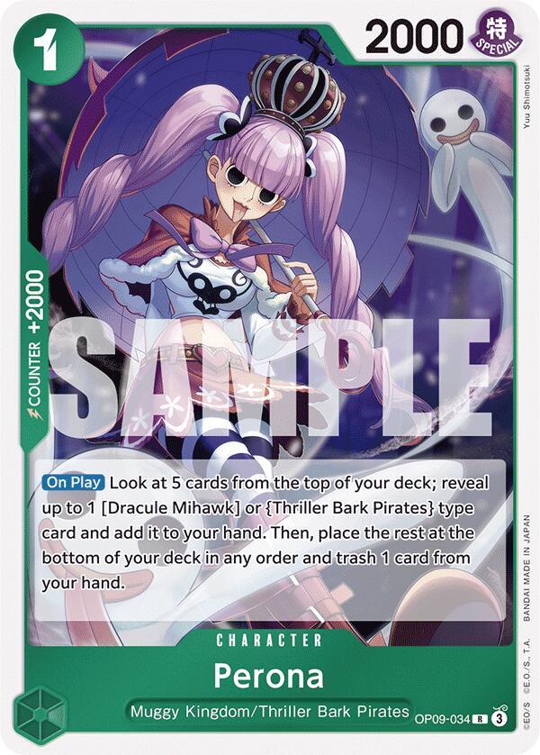 Perona - Rare - One Piece Card Game